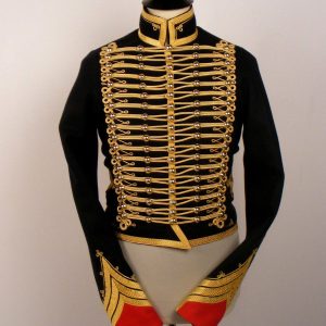 19th century Hussar Dolman captain Aide Black Jacket