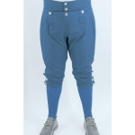 Colonial 18th century War Breeches French Blue Wool