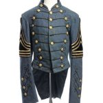 Civil War Gray Wool Men's Jacket 19th century
