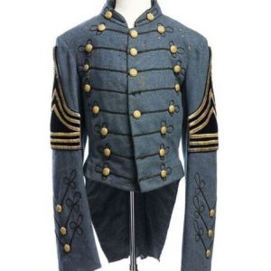 Timeless Heritage: New Original Civil War Uniforms - Gray Wool Men's Jacket for Military Academy