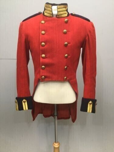 Timeless Elegance: New 19th Century Military Red Wool Tailcoat for Men