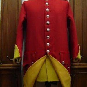 Regal Heritage: New 1745 Clare's Irish Regiment Red British Tunic Coat - Embrace Authenticity