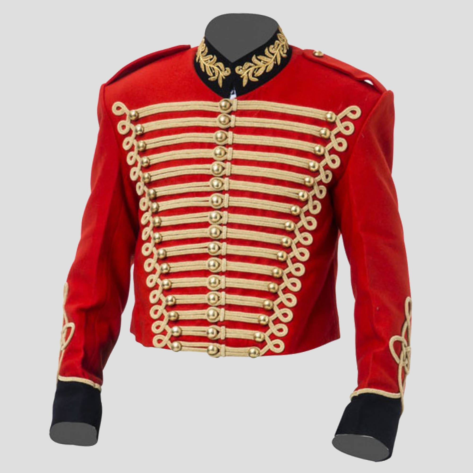 19th century military grade cavalry plisse jacket