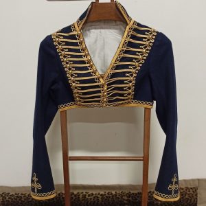 New Ladies regency style Hussar Navy Blue wool Spencer