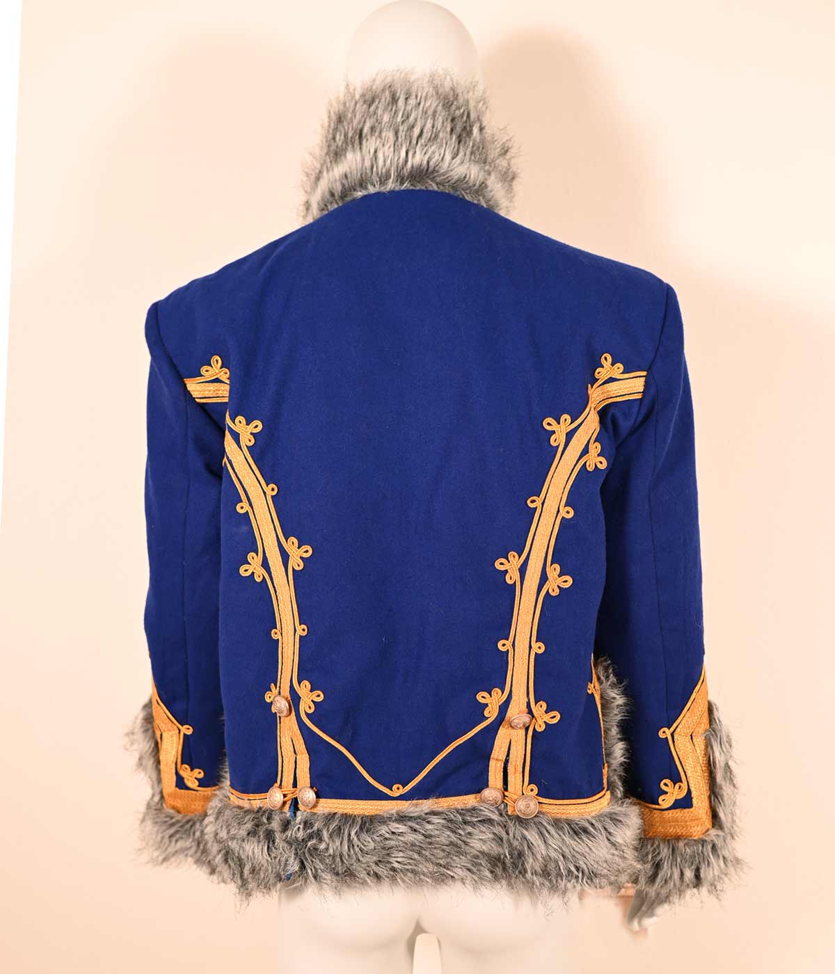 "Hussar Jacket Coat: Napoleonic Military General Officers Tunic with Aiguillette"