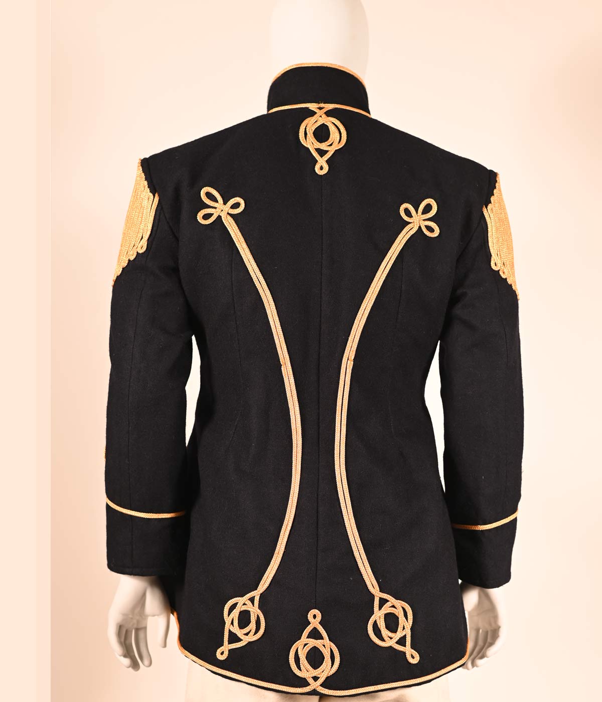 Gold Thread Slim Fit Blazer Men's Fashion Stage Suit