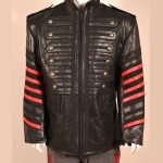 Men's London Leather Battalion Military Jacket