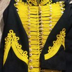 Russian Hussar 1812th Uniforms Black/Gold Braid Jacket