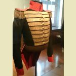 19th century Men Black British Napoleon Army Tailcoat