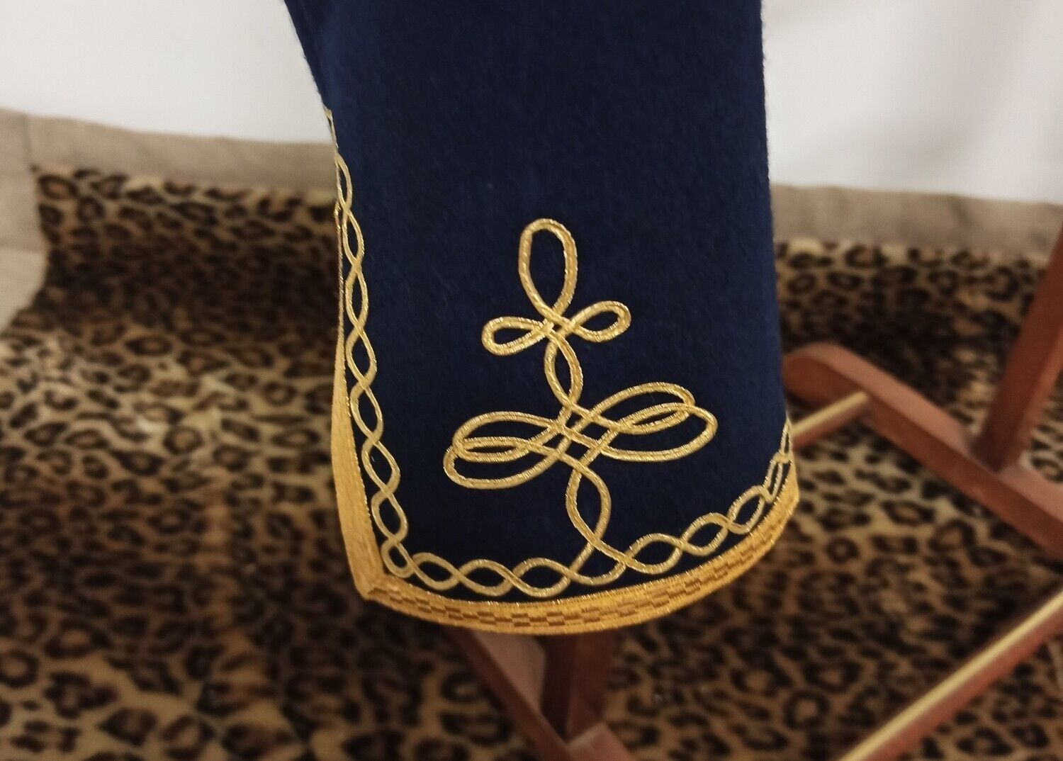 New Ladies regency style Hussar Navy Blue wool Spencer