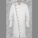 Men's Three Quarter Double Breast Frock Clergy Jacket