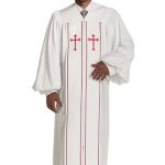 Men's Pulpit Robe Cleric White Wonder Crepe