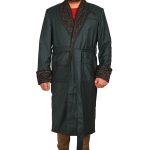 Men's Jacket Green silk Quilted Robe dinner coat