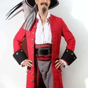 New Russian Red Cossack Wool Gold Braiding Uniform