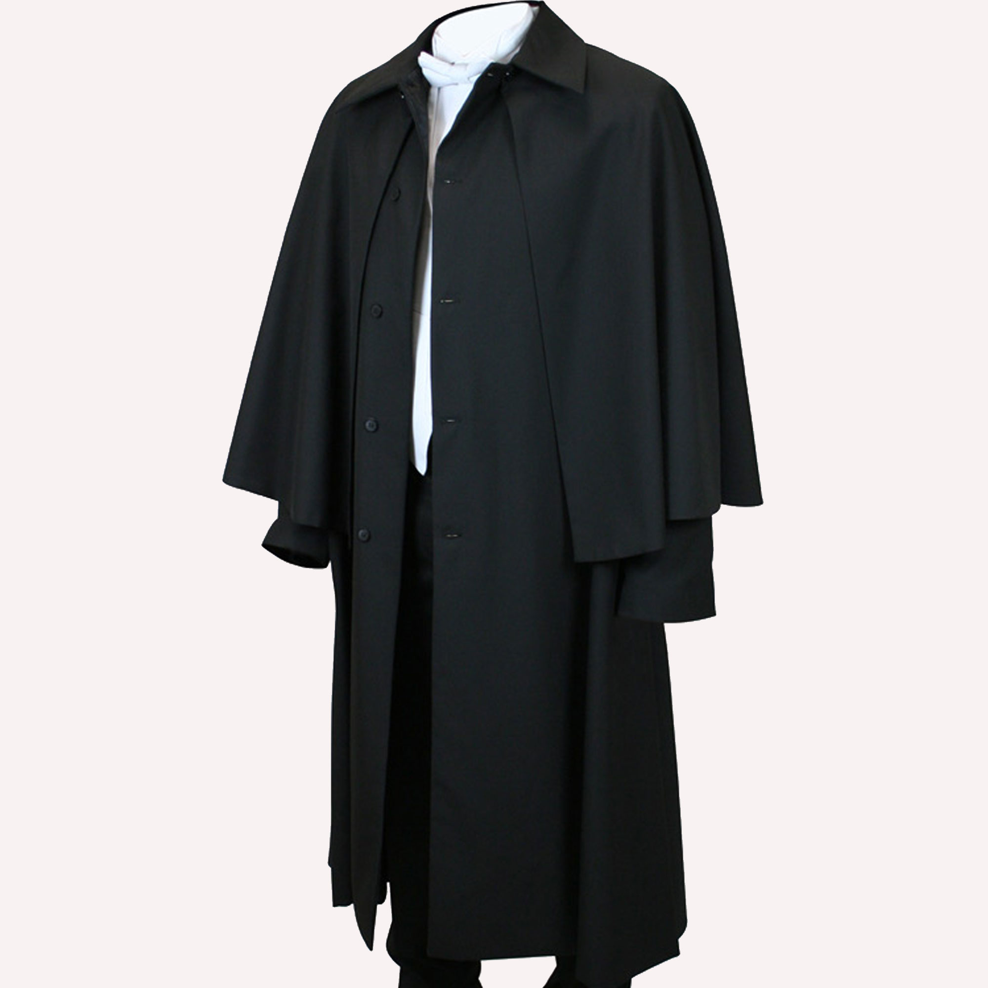 New men's dress black Coat - Wool Blend outerwear
