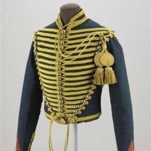 7th Regiment Hussar Navy Blue With gold Braid Jacket