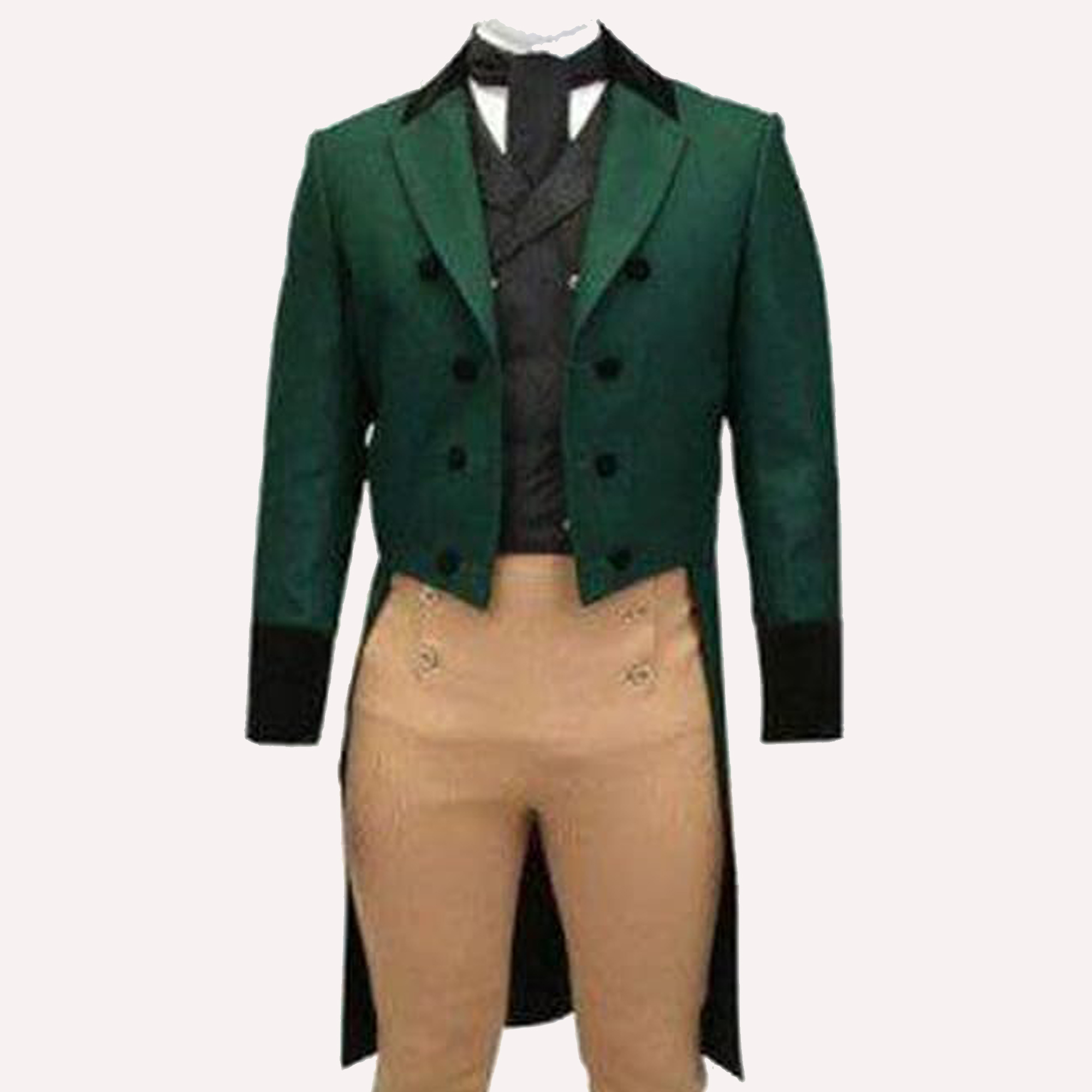 Men's Victorian Fancy Outfit 18th Century Regency Tailcoat