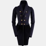 Men's Navy Blue Regency Coat 1810-1830 Style Tailcoat