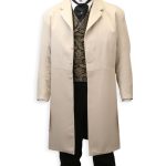 19th Century Khaki Velvet Callahan Frock Coat
