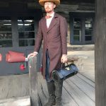 19th century history inspired Men's Single Breasted Frock Coat