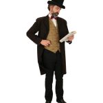 19th century inspired Men's historical Carrington Frock Coat