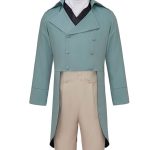 Men's Blue Victorian Fancy Outfit 18th Century Regency Tailcoat