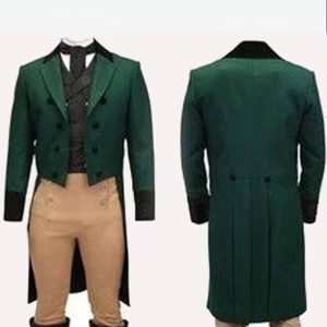 Men's Victorian Fancy Outfit 18th Century Regency Tailcoat