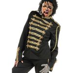Michael Jackson Black Military Jacket Iconic 20th Century Fashion