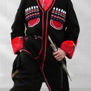 21st Century Style Men's Black Wool Russian Cossack