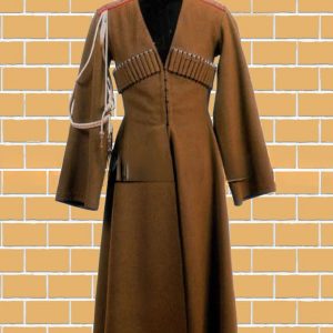Brown Dress Cossack 18th Century Wool American Coat
